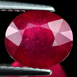 Genuine Ruby 3.84ct 9.1 x 7.7mm Oval VS1 Clarity