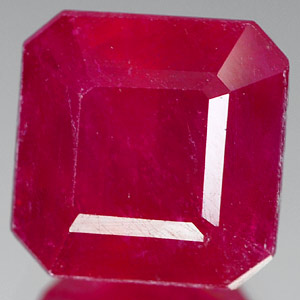 Genuine RUBY 3.89ct 8.0 x 8.0mm Octagon Cut