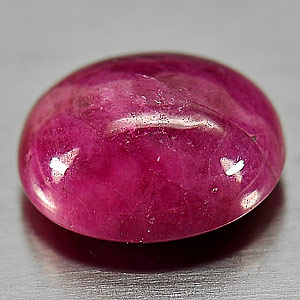 Genuine Cabochon Ruby 4.37ct 10.0 x 8.6mm Oval Opaque