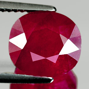 Genuine RUBY 4.85ct 9.8 x 9.0mm Oval SI1 Clarity