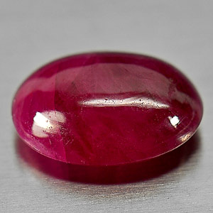 Genuine Cabochon Ruby 5.06ct 12.0 x 8.7mm Oval Opaque