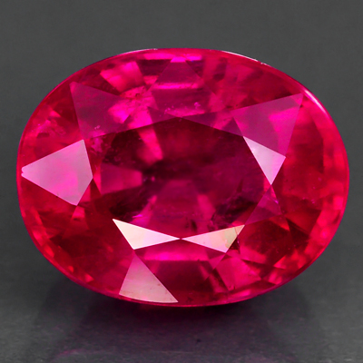 Genuine RUBY 5.67ct 10.8 x 8.5 x 6.5mm Oval