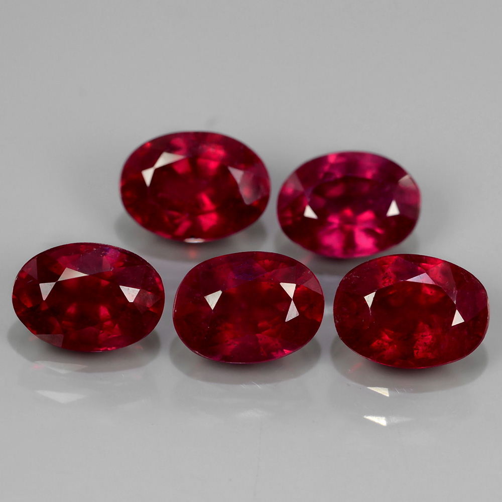 Genuine Ruby 1.16ct 7x5mm SI1 Madagascar