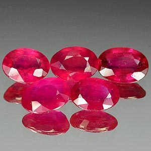 Genuine Ruby 1.26ct 6.9 x 5.1 x 4.0mm Mozambique VS1