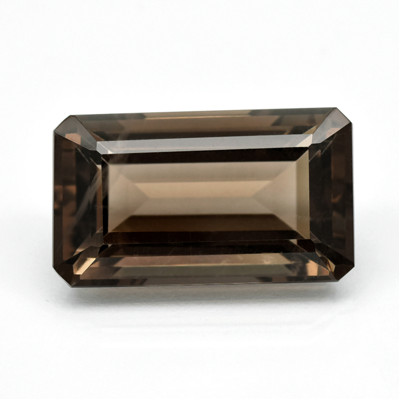 Genuine 100% Natural Smoky Quartz 26.47ct 24.5 x 14.2mm Octagon Brazil SI1