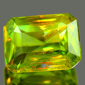 Genuine 100% Natural Sphene 0.99ct 6.9 x 5.1mm Octagon SI1 Clarity 
