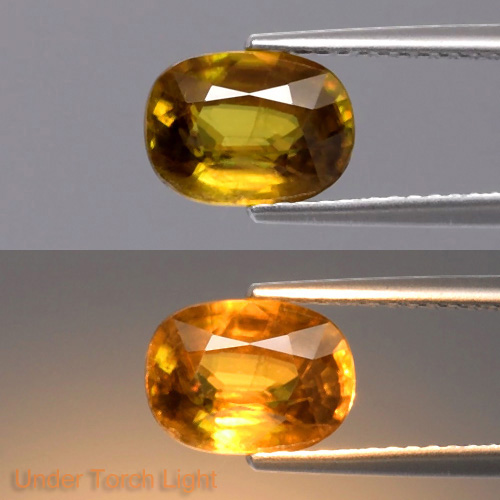 Genuine 100% Natural Sphene 2.19ct 9.0x6.5x4.4mm SI1 Madagascar