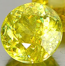 Genuine 100% Natural Sphene 0.75ct 5.6 x 5.6mm Round Cut VS1 Clarity