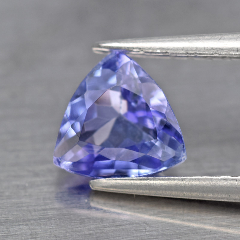 Genuine 100% Natural Tanzanite 0.76ct 6.0 x 5.8mm Trillion/Trilliant SI1 Clarity