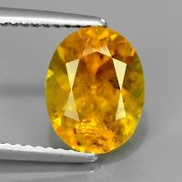 Genuine 100% Natural Yellow Tourmailne 2.76ct 10x8x5.8mm SI2 Mozambique 