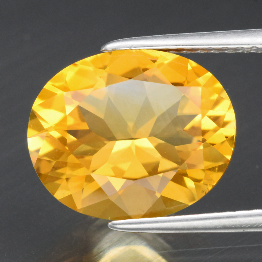 Genuine 100% Natural Citrine 3.74ct 12.0 x 10.0mm Oval VVS Clarity
