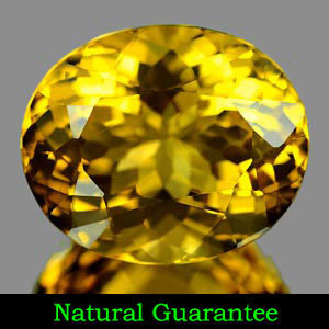 Genuine 100% Natural Yellow Citrine 6.42ct 13.6 x 11.4 x 7.9mm Citrine SI