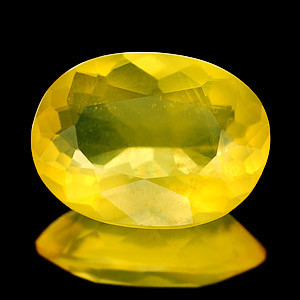 Genuine 100% Natural Yellow Opal 6.68ct 16.9 x 12.5mm 