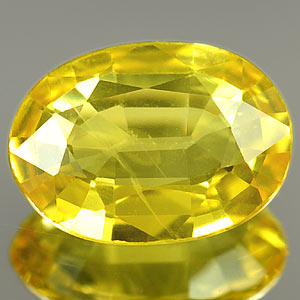 Genuine YELLOW SAPPHIRE .70ct 6.9 x 5.0 x 2.1mm Oval