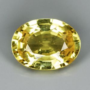 Genuine Yellow Sapphire .86ct 6.6 x 5.0mm SI