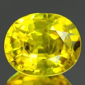 Genuine YELLOW SAPPHIRE 1.04ct 6.6 x 5.4 x 3.4mm Oval