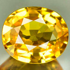 Genuine YELLOW SAPPHIRE 1.05ct 6.9 x 5.9 x 3.0mm Oval