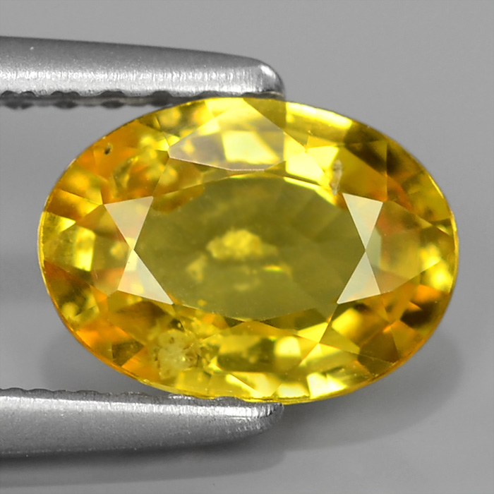 Genuine Yellow Sapphire 1.09ct 7.5x5.5x2.8mm SI2 Madagascar 