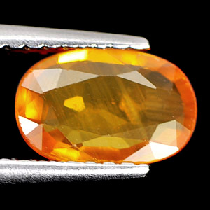 Genuine Orange Sapphire 1.10ct 8.3 x 5.5mm Oval VS1 Clarity