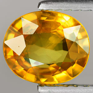 Genuine YELLOW SAPPHIRE 1.13ct 7.5 x 5.9 x 2.9mm Oval