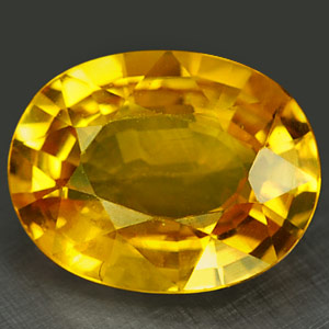 Genuine YELLOW SAPPHIRE 1.19ct 7.3 x 5.8 x 3.2mm Oval