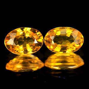 Genuine Yellow Sapphire 0.60cts 6.1 x 4.1 x 2.6mm Tanzania VVS