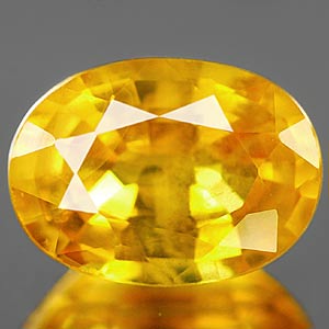 Genuine YELLOW SAPPHIRE 1.20ct 7.1 x 5.2 x 3.5mm Oval