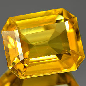 Genuine Yellow Sapphire 1.37ct 8.4 x 5.8mm SI Clarity
