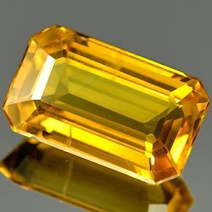 Genuine Yellow Sapphire 1.60ct 9.0 x 5.5mm SI