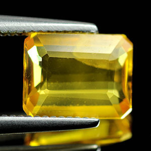 Genuine Yellow Sapphire 1.63ct 8.2 x 6.4 x 2.5mm Thailand VS1