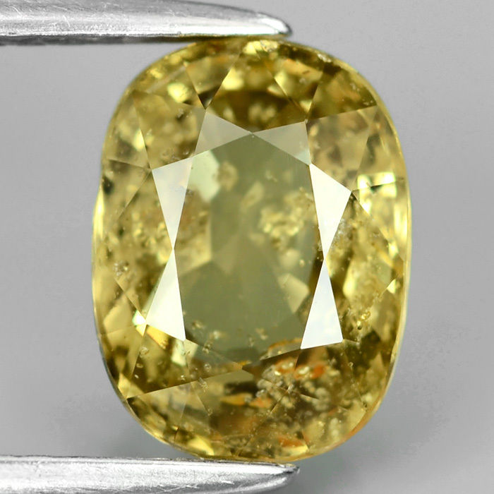 Genuine 100% Natural Yellow Sapphire 2.59ct 8.91 x 6.61mm Oval SI1 Clarity (Certified)