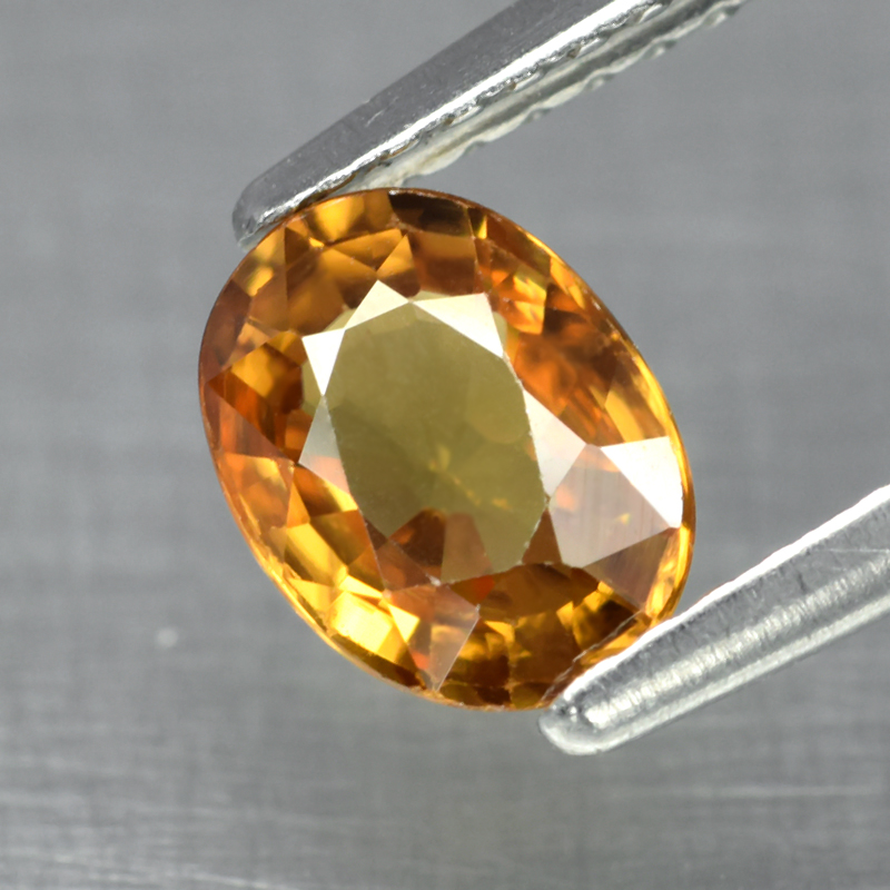 Genuine 100% Natural YELLOW TOURMALINE 1.08ct 6.7 x 5.0mm Oval VS2 Clarity