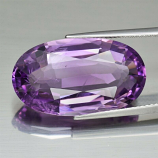 Genuine 100% Natural Amethyst 17.52ct 24.0 x 13.7mm Oval VS Clarity 