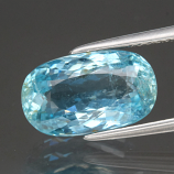 Genuine 100% Natural Blue Aquamarine 3.60ct 12.0 x 7.2mm Oval SI1 Clarity