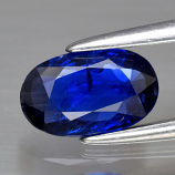 Genuine 100% Natural Blue Sapphire .85ct 7.4 x 4.6mm Oval SI1 Clarity