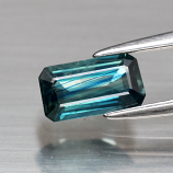 Genuine Blueish Green Sapphire .95ct 7.7 x 4.2mm Octagon SI1 Clarity