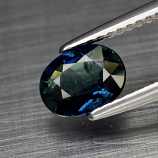 Genuine 100% Natural Greenish Blue Sapphire 1.22ct 7.2 x 5.6mm Oval SI1 Clarity