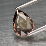 Genuine 100% Natural Brown Sapphire 1.26ct 8.4 x 6.3mm Pear SI1 Clarity 