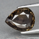 Genuine 100% Natural Brown Sapphire 1.27ct 7.6 x 6.0mm Pear SI1 Clarity