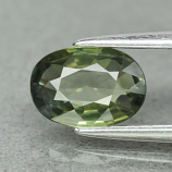 Genuine 100% Natural Green Sapphire .79ct 7.0 x 5.0mm Oval VS Clarity