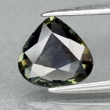 Genuine 100% Natural Green Sapphire 1.13ct 7.0 x 6.8mm Pear SI1 Clarity