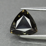 Genuine 100% Natural Green Sapphire 1.18ct 7.0 x 6.8mm Trillion/Trilliant Cut SI1 Clarity