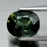 Genuine 100% Natural Green Sapphire 1.25ct 6.5 x 5.4mm Oval VS Clarity