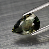 Genuine 100% Natural Green Sapphire 1.54ct 8.8 x 6.0mm Pear SI1 Clarity