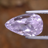 Genuine 100% Natural Kunzite 4.13ct 11.8 x 10.0mm Pear VVS Clarity