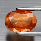 Genuine Orange Sapphire 1.43ct 8.2 x 6.0mm Oval SI1 Clarity 