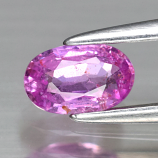 Genuine 100% Natural Pink Sapphire .53ct 6.0 x 3.7mm Oval I1 Clarity