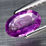 Genuine 100% Natural Purple Sapphire .68ct 7.0 x 4.6mm Oval SI1 Clarity 