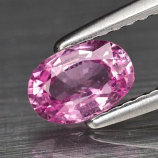 Genuine Pink Sapphire .76ct 6.4 x 4.4mm Oval SI1 Clarity Ceylon