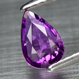 Genuine 100% Natural Purple Sapphire .57ct 7.5 x 5.0mm Pear SI1 Clarity